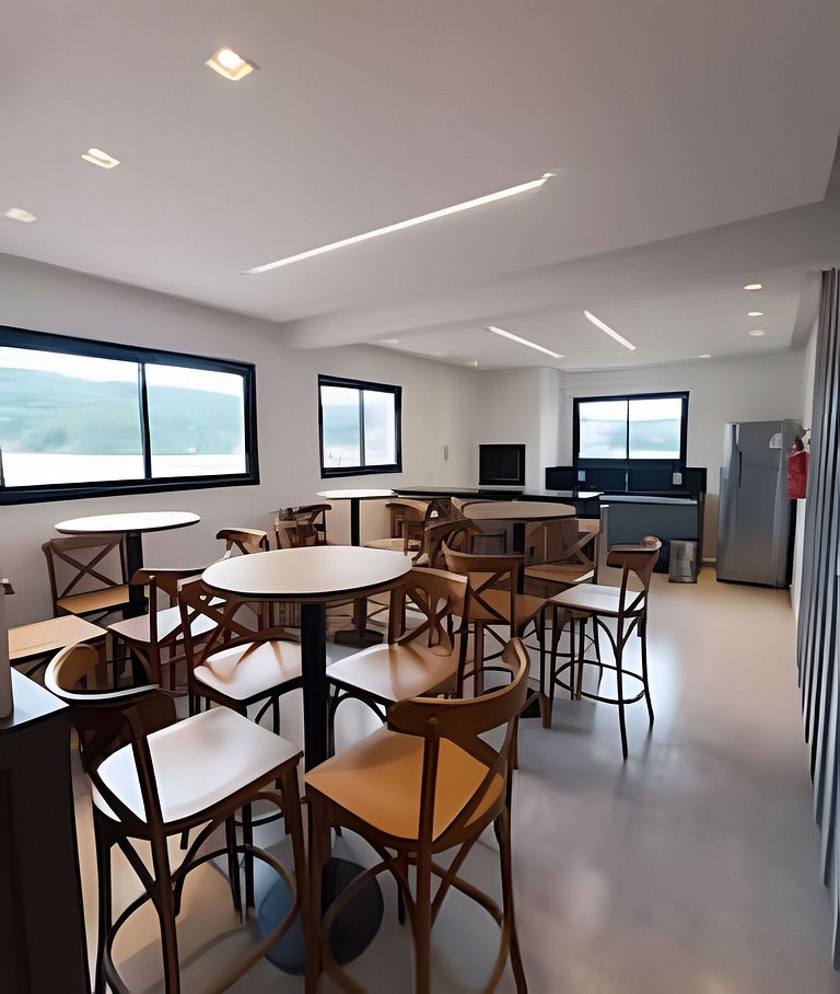 Flat ate 3 pessoas/ ao lado Shoppings