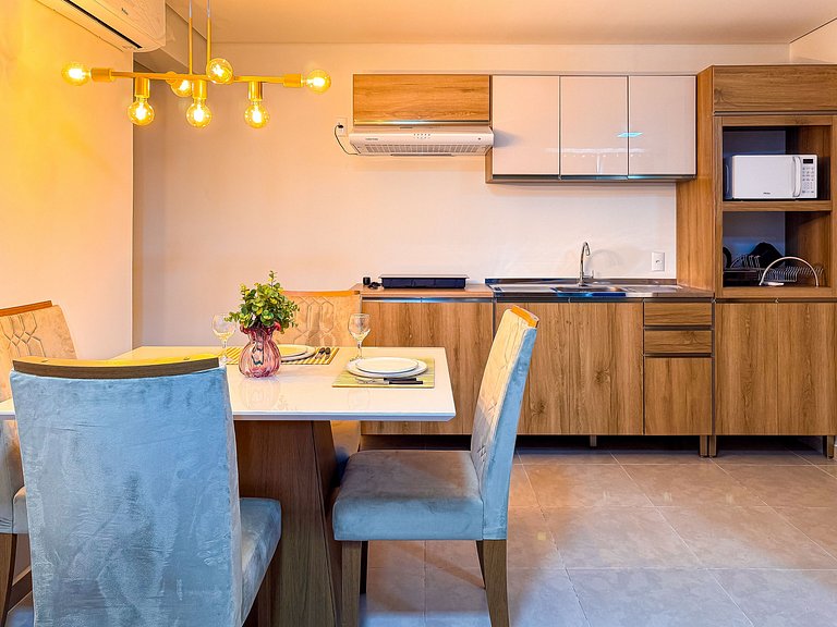 Studio/Flat Completo - ótima localização