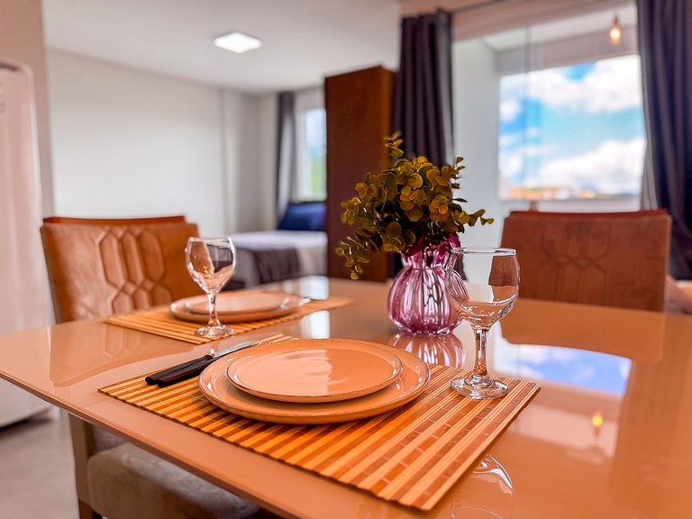 Studio/Flat Completo - ótima localização