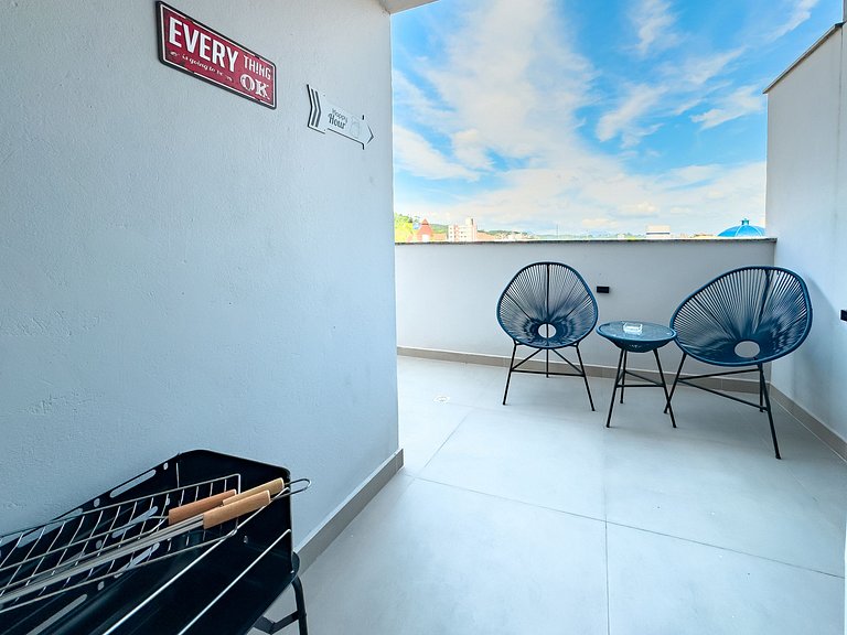 Studio/Flat Completo - ótima localização