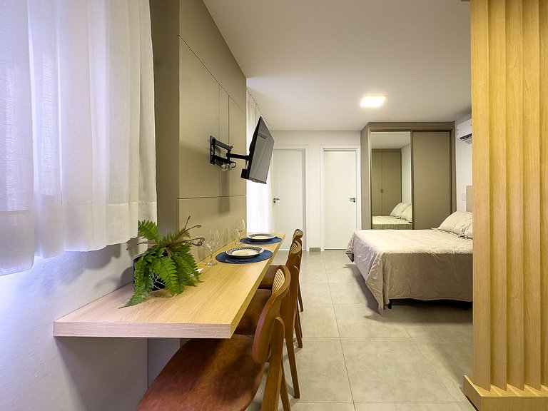 Apto com Piscina / até 3 pessoas