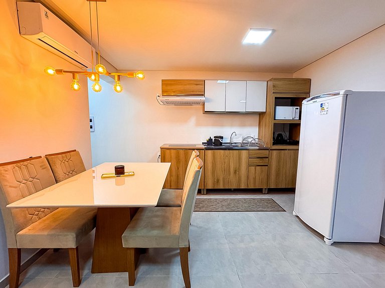 Studio/Flat Completo - ótima localização