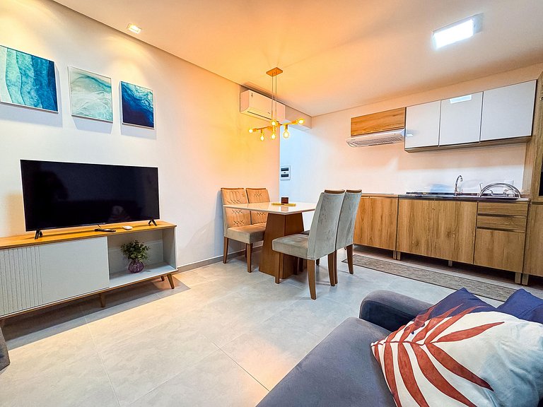 Studio/Flat Completo - ótima localização
