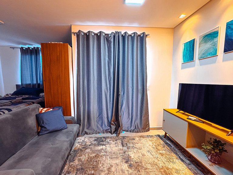 Studio/Flat Completo - ótima localização