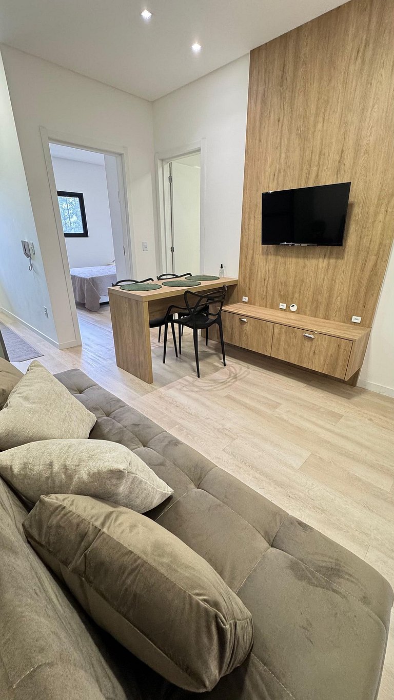 Flat moderno 1 quarto | Perto da Unifebe