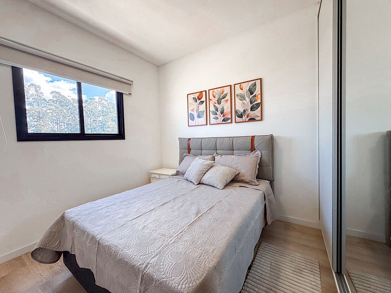 Flat moderno 1 quarto | Perto da Unifebe