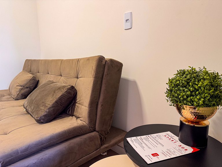 Flat moderno 1 quarto | Perto da Unifebe