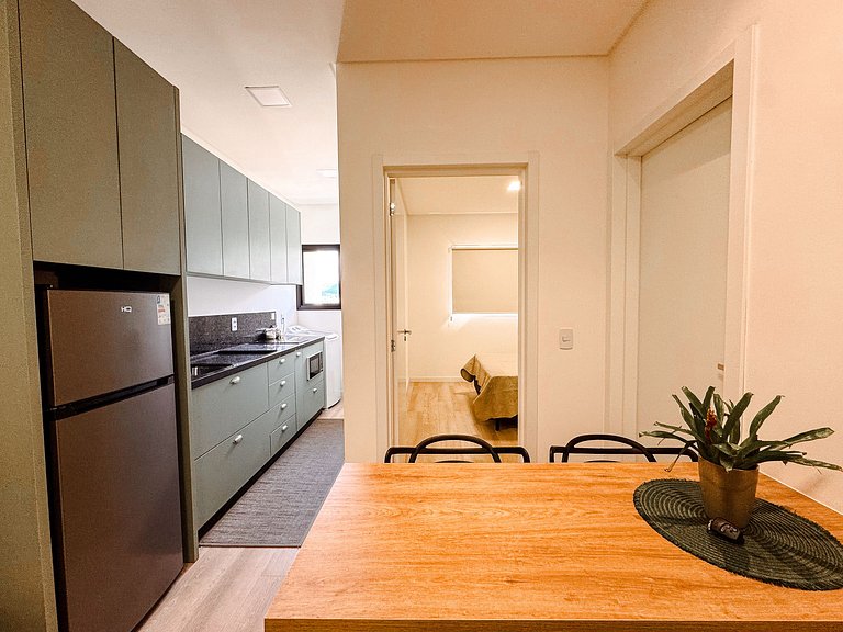 Flat moderno 1 quarto | Perto da Unifebe