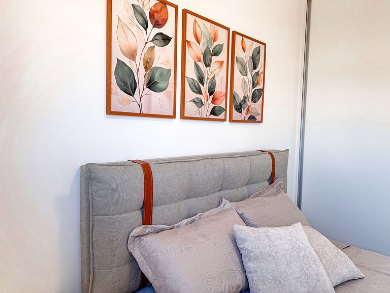 Flat moderno 1 quarto | Perto da Unifebe
