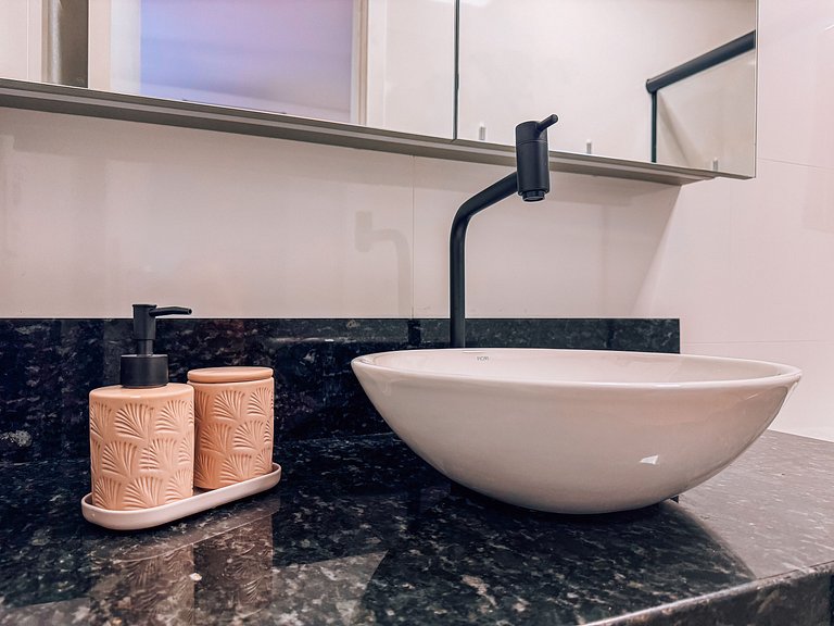 Flat moderno 1 quarto | Perto da Unifebe