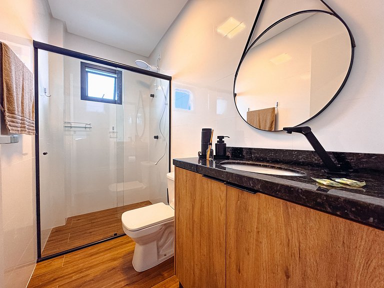 Apto com 1 quarto e sacada com churrasqueira