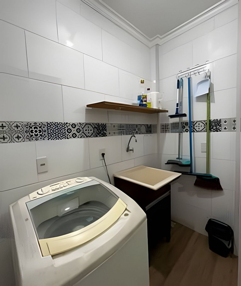 Apto completo p/ até 5 pessoas – perto do Centro