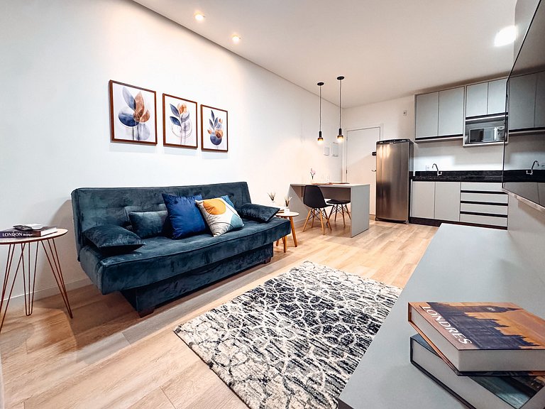 Apto de 1 Quarto e sofa cama | até 4 Pessoas