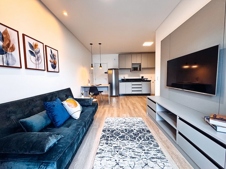 Apto de 1 Quarto e sofa cama | até 4 Pessoas