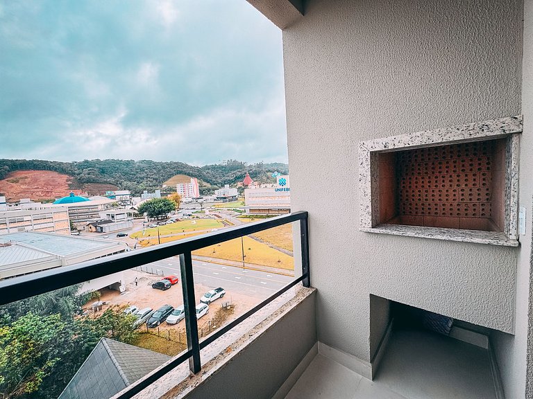 Apto de 1 Quarto | 4 pessoas| churrasqueira