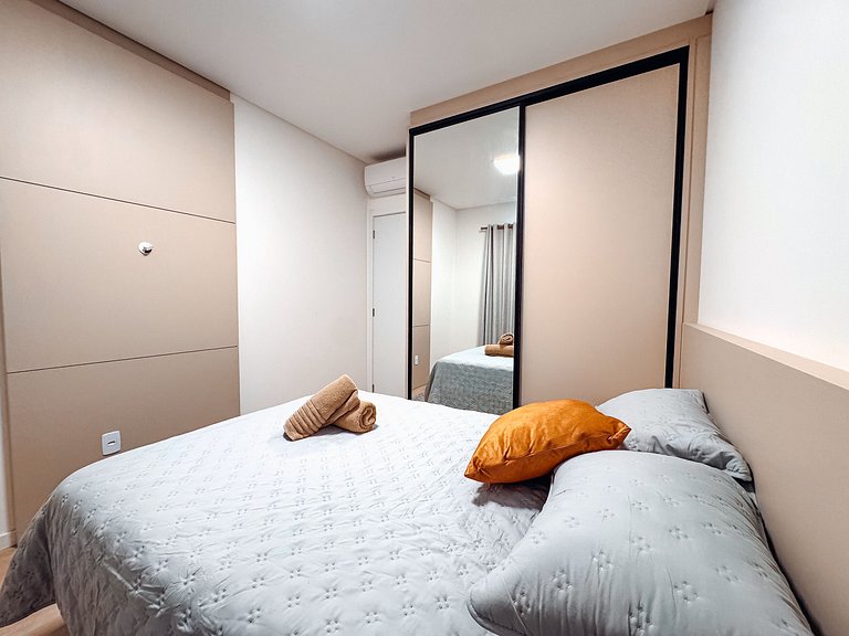 Apto de 1 Quarto | 4 pessoas| churrasqueira