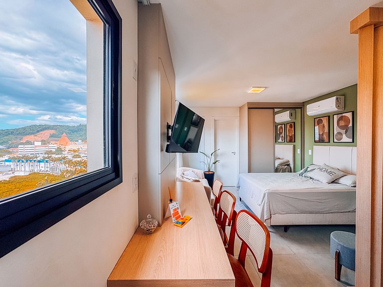 Apto com Piscina / até 3 pessoas