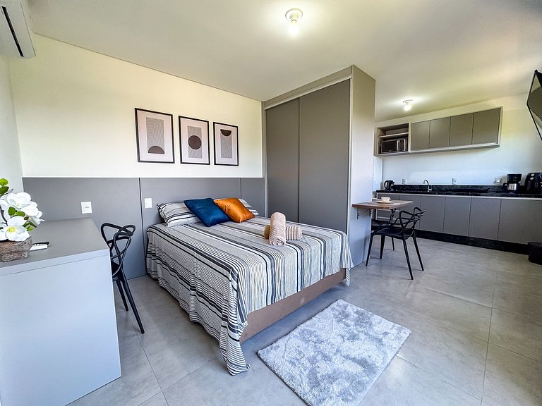 Studio confortável para 2 pessoas perto da FIP