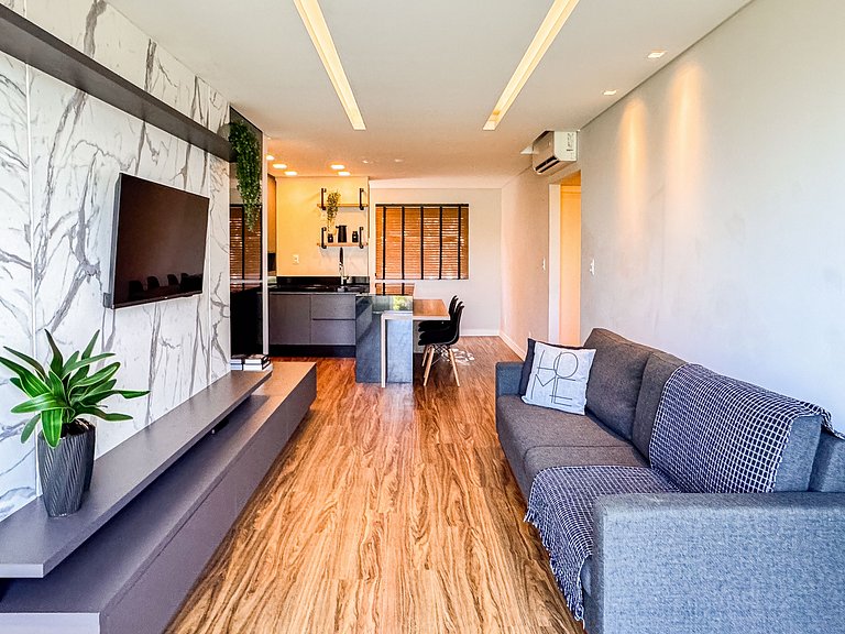 Apto com 2 quartos- a 5 minutos do centro