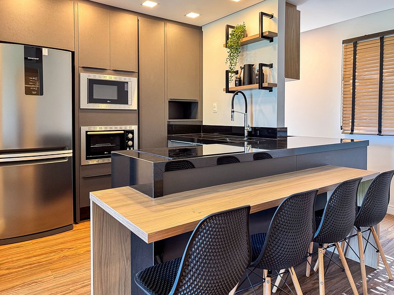 Apto 1 suite + 1 quarto / prox centro