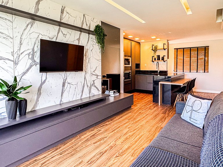 Apto com 2 quartos- a 5 minutos do centro