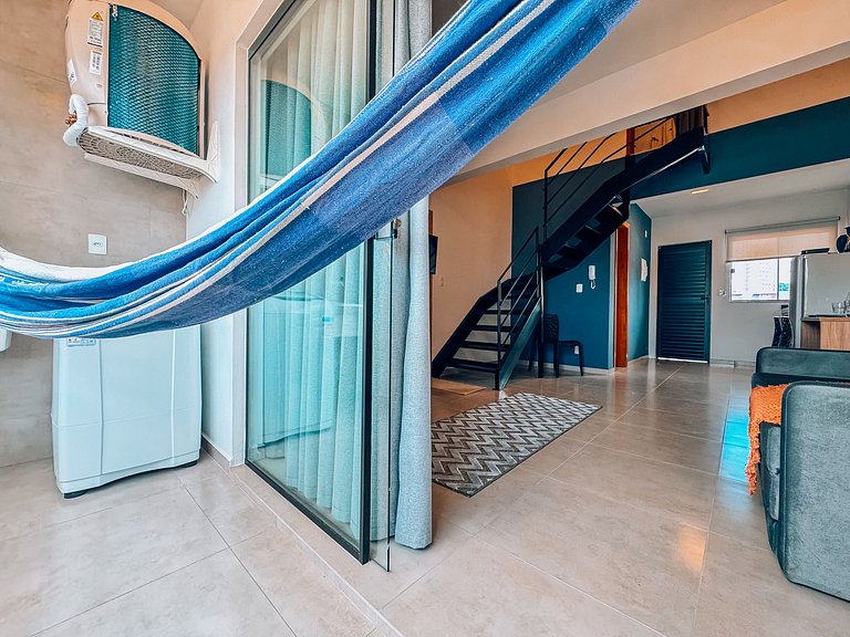 Flat completo no centro para até 4 pessoas