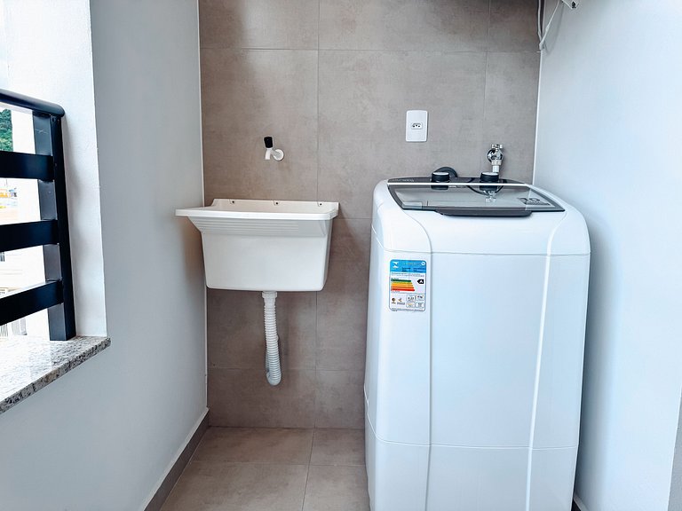 Flat completo no centro para até 4 pessoas