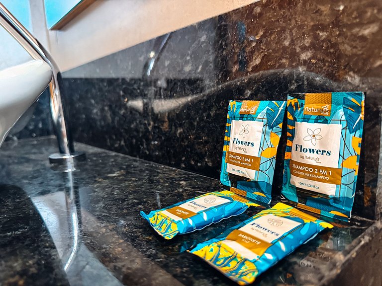 Flat completo no centro para até 4 pessoas