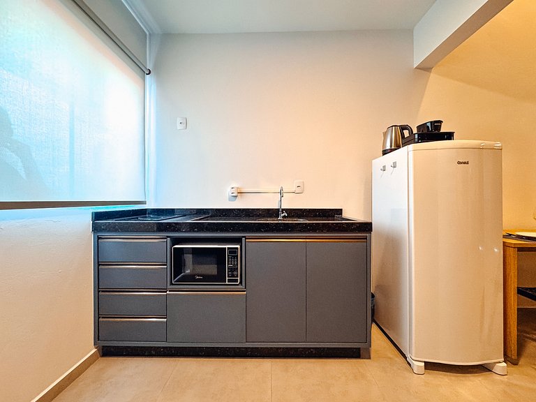 Flat completo no centro para até 4 pessoas