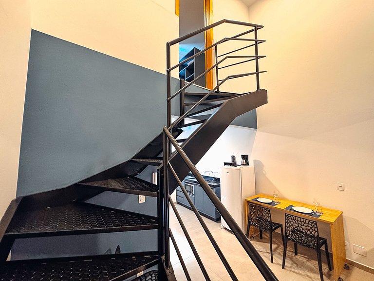 Flat completo no centro para até 4 pessoas