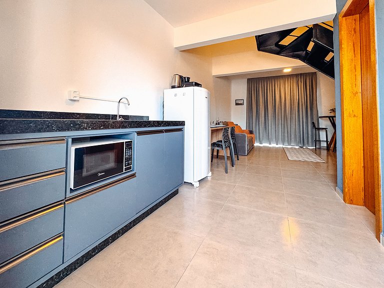 Flat completo no centro para até 4 pessoas