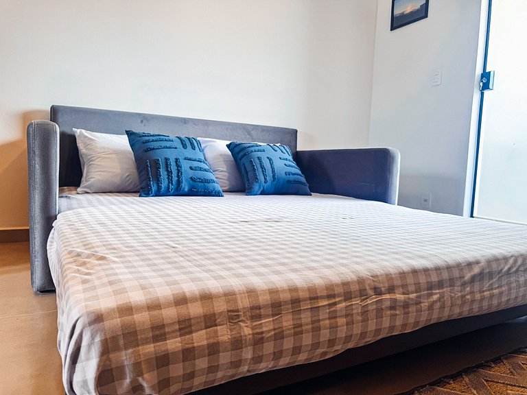 Flat completo no centro para até 4 pessoas