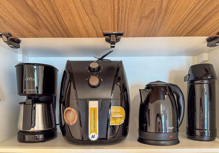 Flat moderno com churrasqueira próximo à Unifebe