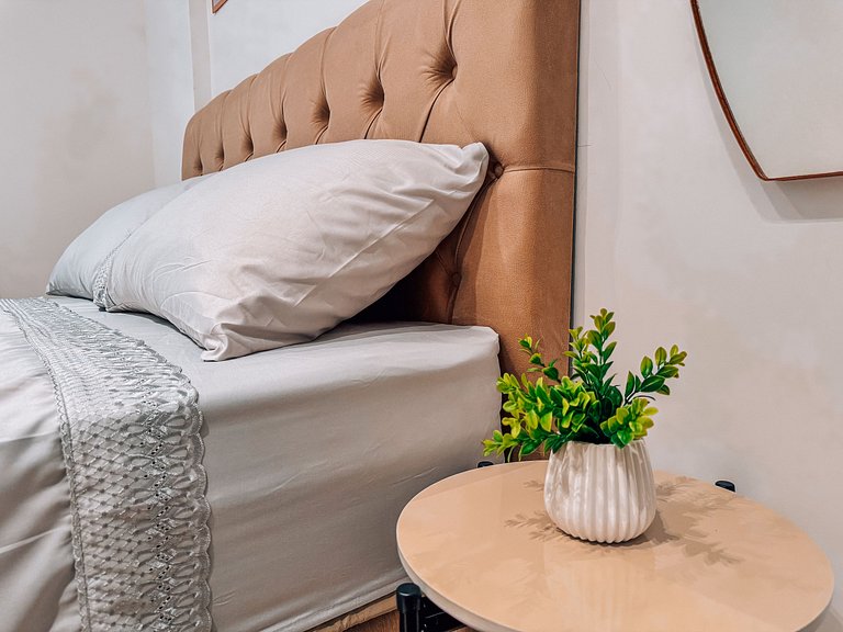 Flat moderno com churrasqueira próximo à Unifebe