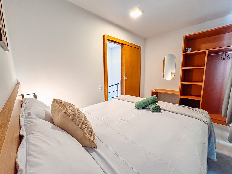 Centro | Loft para até 4 pessoas com vaga garagem