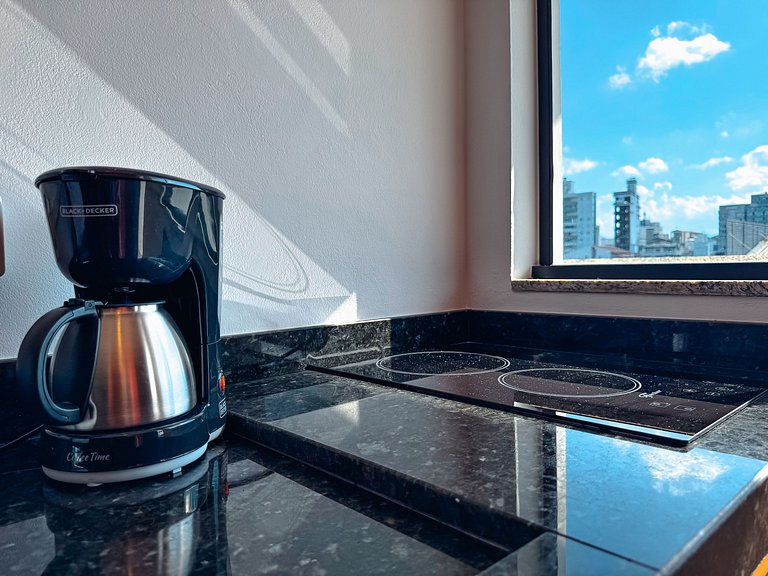 Centro | Loft para até 4 pessoas com vaga garagem