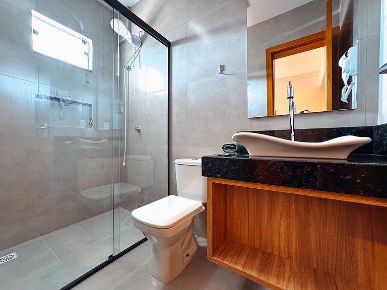 Centro | Loft para até 4 pessoas com vaga garagem