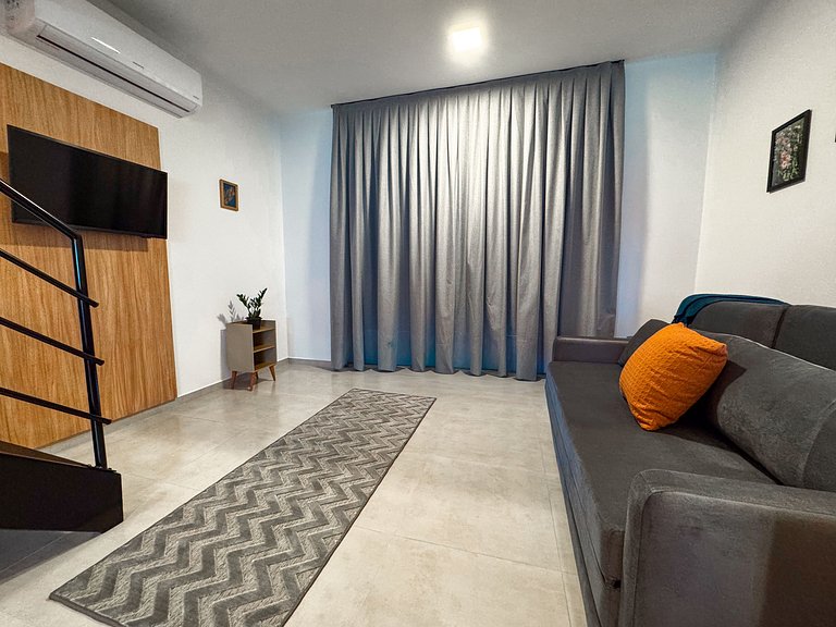 Centro | Loft para até 4 pessoas com vaga garagem