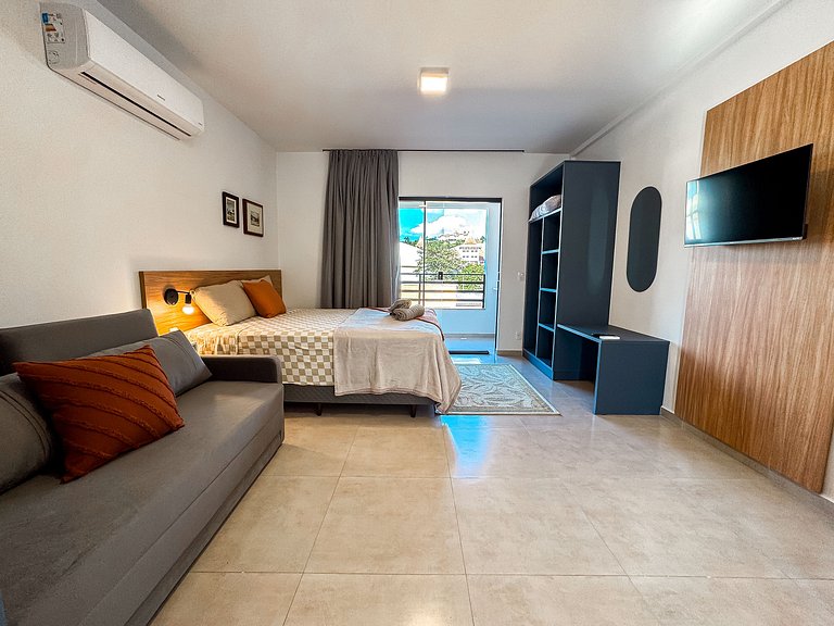 Conforto no centro,até 4 pessoas e vaga de garagem