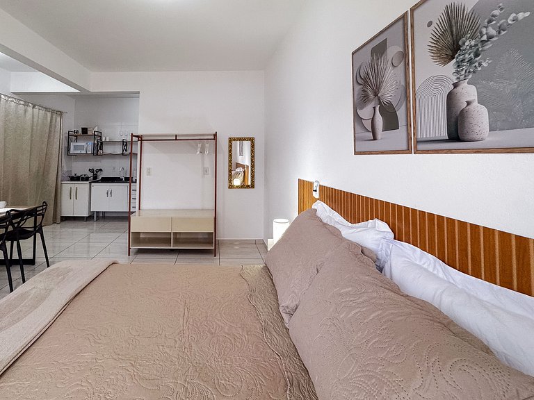 Studio p/2 | Sem taxa limpeza | Custo-benefício
