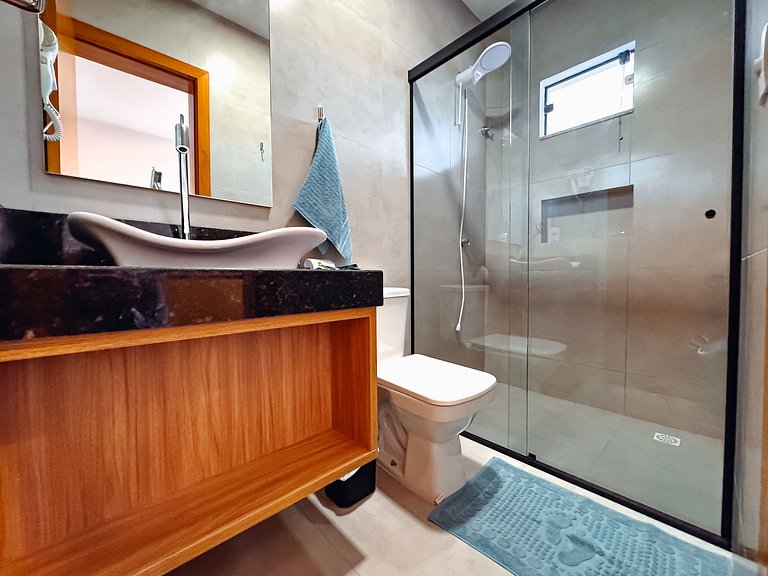 Centro: Flat p/ 4 pessoas + Wifi + Vaga