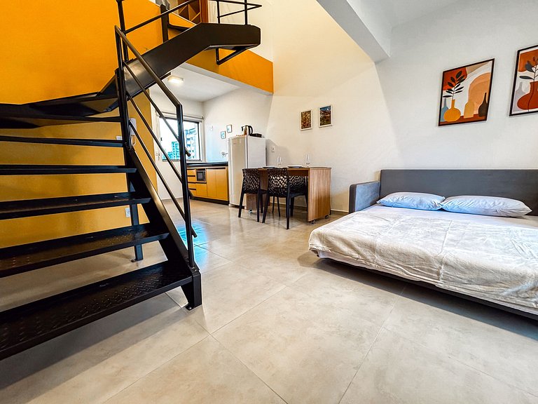 Centro: Flat p/ 4 pessoas + Wifi + Vaga