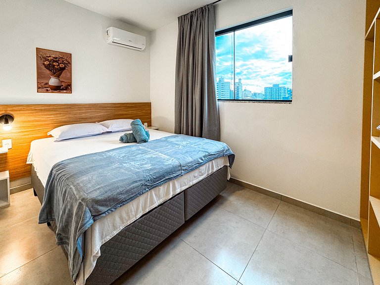 Centro: Flat p/ 4 pessoas + Wifi + Vaga