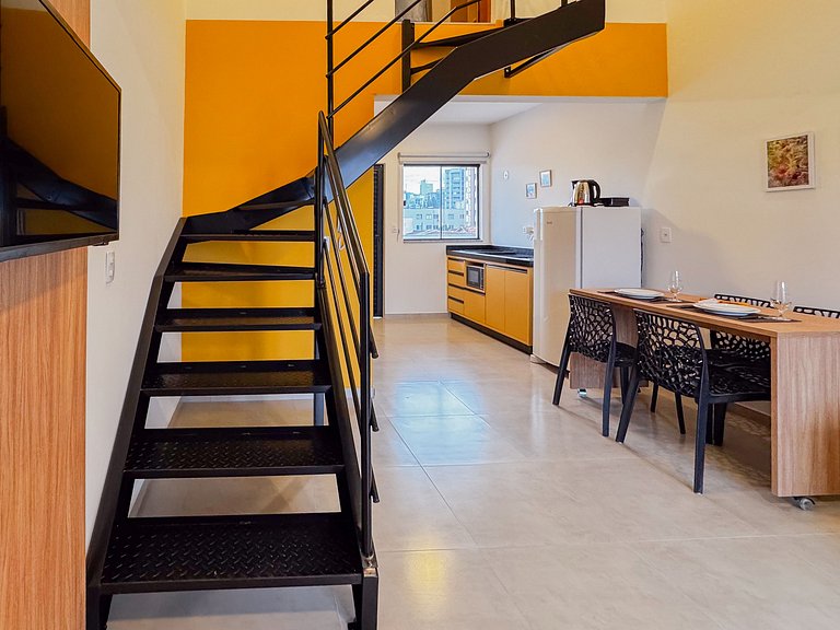 Centro: Flat p/ 4 pessoas + Wifi + Vaga