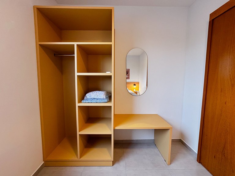 Centro: Flat p/ 4 pessoas + Wifi + Vaga