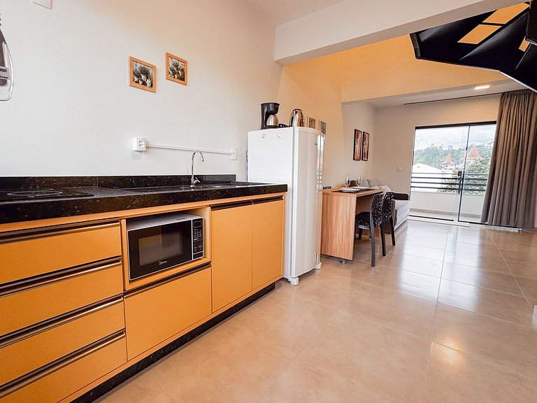 Centro: Flat p/ 4 pessoas + Wifi + Vaga