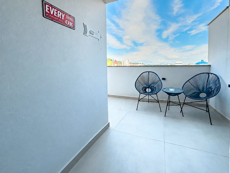 Studio/Flat Completo - ótima localização